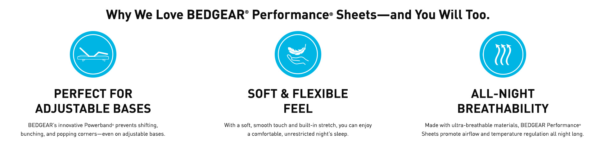 Why We Love BEDGEAR Performance Sheets